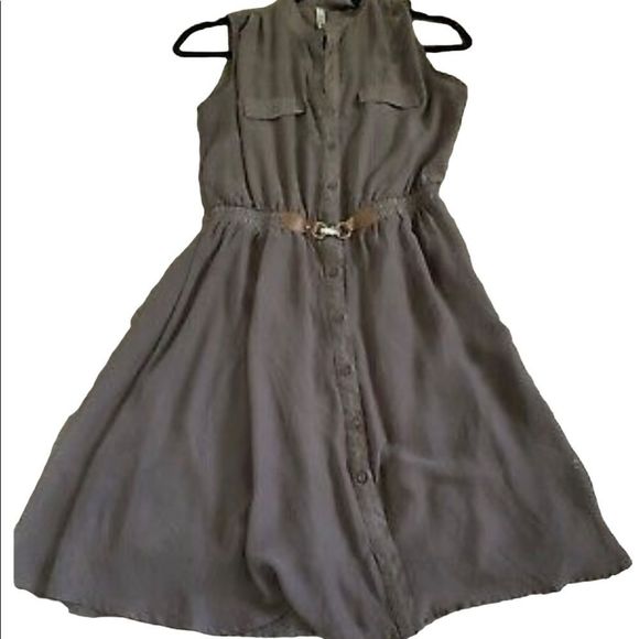 RnB A-Line Sleeveless Knee - Length Summer Tan Dress for Women SZ SM - Picture 2 of 11